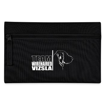 TEAM Wirehaired Vizsla Hunde Hund Vischel Wilsigns - Federtasche - Schwarz - Vorne