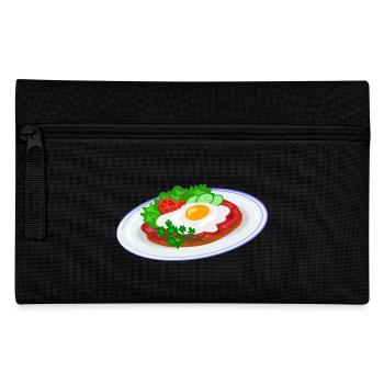 Traditional English breakfast - Pencil Case - black - Front
