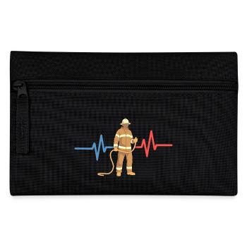 euerwehrmann - heartbeat & wit - Pencil Case - black - Front