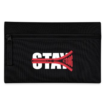 STAY STRONG - Encourage - Give strength - Pencil Case - black - Front