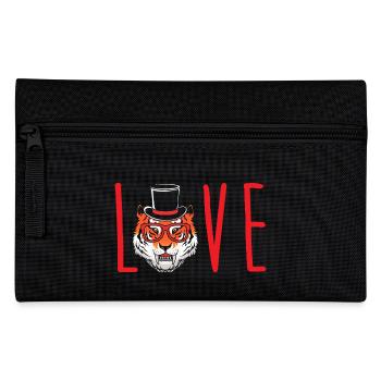 Tigre à dents de sabre - Trousse - noir - Devant