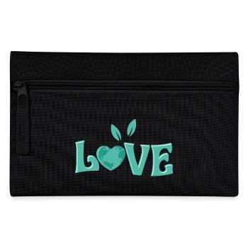 Love Planet Environmental Earth Day - Federtasche - Schwarz - Vorne