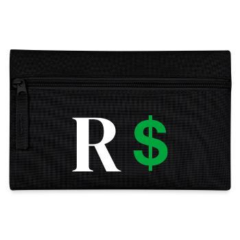 Lettre r dollar - Trousse - noir - Devant