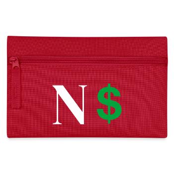Buchstabe n Dollar - Federtasche - Rot - Vorne