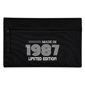 cadeau anniversaire 1987 idée cadeau 1987 - Trousse - noir - Devant