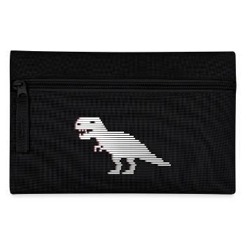 Dinosaurs dinosaurs dinosaurs t-rex - Pencil Case - black - Front