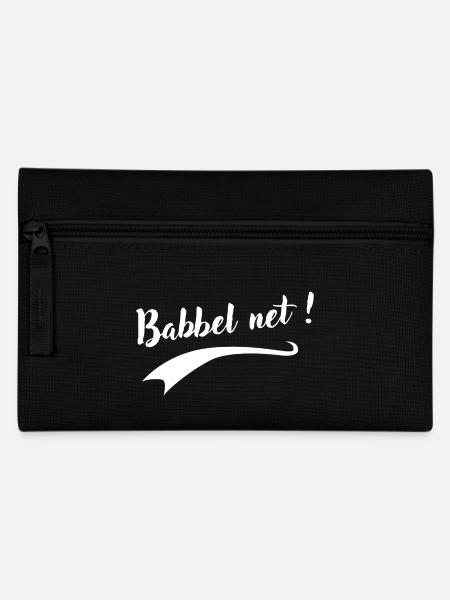 Babbel net - Federtasche - Schwarz