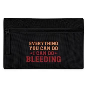 Féminisme Dicton Cadeau Vintage Émancipation - Trousse - noir - Devant
