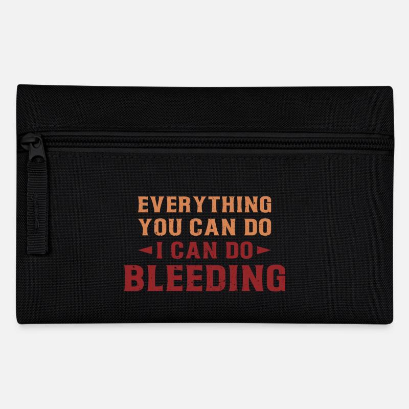 Feminismus Spruch Geschenk Vintage Emanzipation - Federtasche - Schwarz
