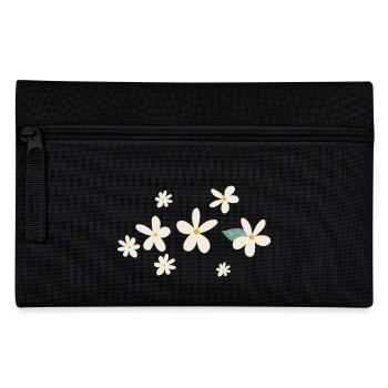 Flowers Daisies Gift Idea - Pencil Case - black - Front