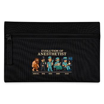 Evolution of anesthesiologists - Pencil Case - black - Front