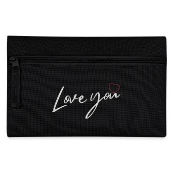 love you Lieblingsmensch - Federtasche - Schwarz - Vorne