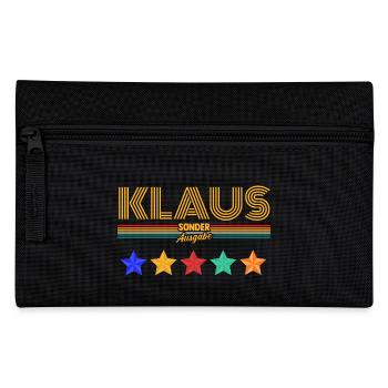 Klaus - Federtasche - Schwarz - Vorne