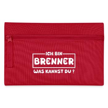 Brenner as a profession - Pencil Case - red - Front