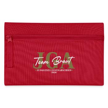 Team Bride Hen Party 2026 Bachelorette Party Women - Pencil Case - red - Front