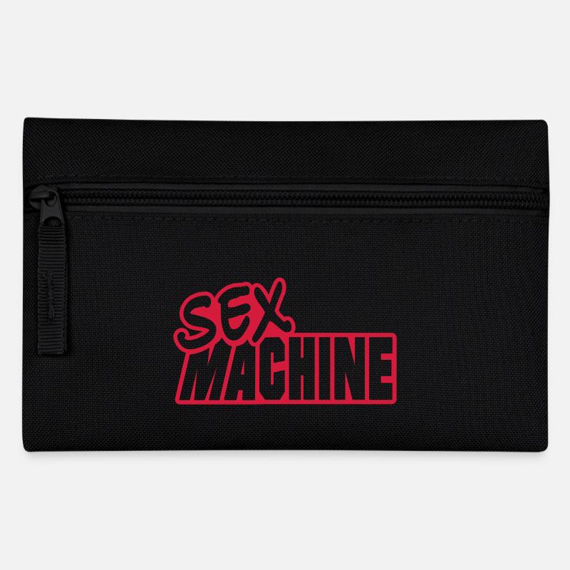 sexmachine_1c - Federtasche - Schwarz