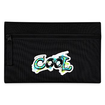 cool cooles Shirt für Kinder - Graffiti Motiv - Federtasche - Schwarz - Vorne