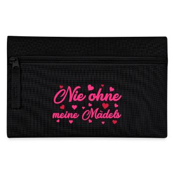 nie_ohne_meine_maedels_02 - Federtasche - Schwarz - Vorne