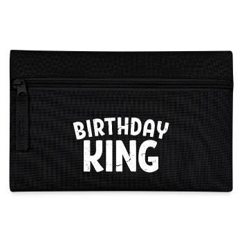 Birthday King - Cooles Geburtstagsparty-Geschenk für Männer - Federtasche - Schwarz - Vorne