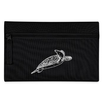 Elégante tortue de mer vintage - Trousse - noir - Devant