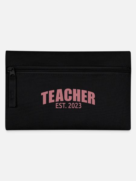 Lehrer Est. 2023 Graduate Education Teacher Geschenk - Federtasche - Schwarz
