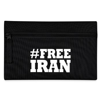 Free iran - Federtasche - Schwarz - Vorne