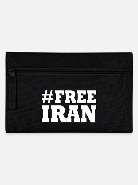 Free iran - Federtasche - Schwarz