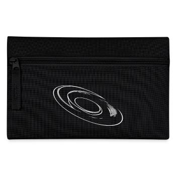 Geometric three-dimensional circular disk - Pencil Case - black - Front