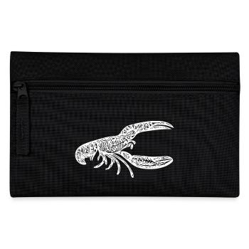 Small Crab Vintage Crab Lobster - Pencil Case - black - Front
