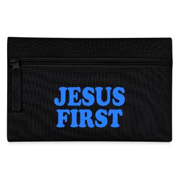 Jesus first - Trousse - noir - Devant