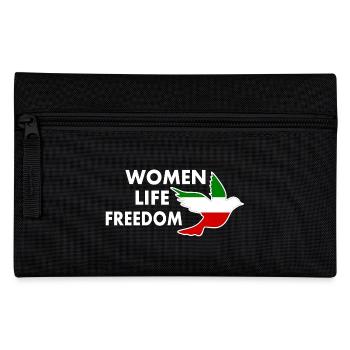 Women life freedom - Pencil Case - black - Front