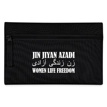 Women life freedom jin jiyan azadi - Trousse - noir - Devant