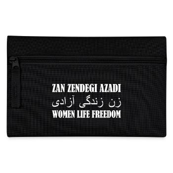 Women life freedom - Pencil Case - black - Front