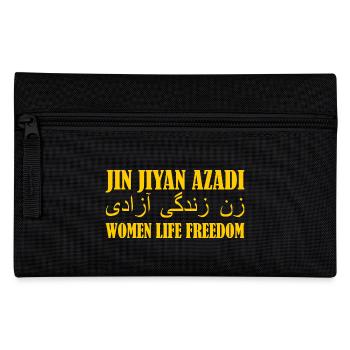 Women life freedom jin jiyan azadi - Trousse - noir - Devant
