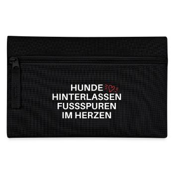 Hundespruch Hundeliebe - Federtasche - Schwarz - Vorne