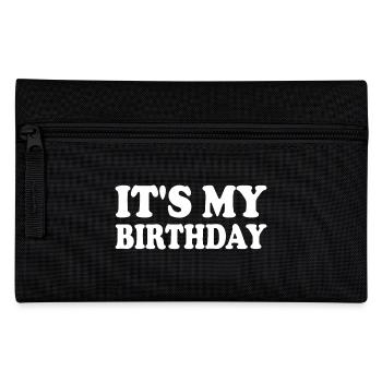 It's my birthday - Federtasche - Schwarz - Vorne
