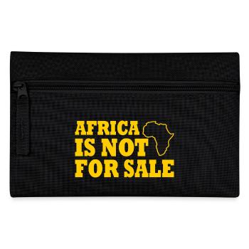 africa is not for sale - Pencil Case - black - Front