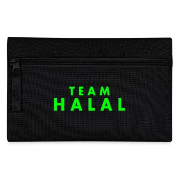 Team halal - Federtasche - Schwarz - Vorne