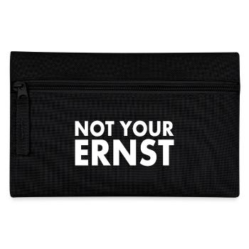 Not your ernst - Federtasche - Schwarz - Vorne