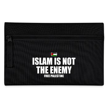 Free palestine Islam is not the enemy - Pencil Case - black - Front