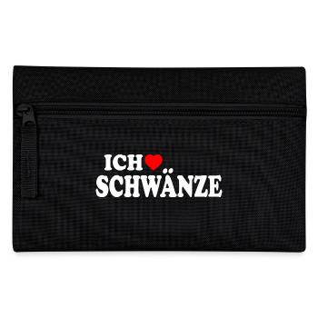 Ich liebe schwänze - Federtasche - Schwarz - Vorne