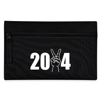 Siegeszeichen victory zeichen 2024 - Federtasche - Schwarz - Vorne