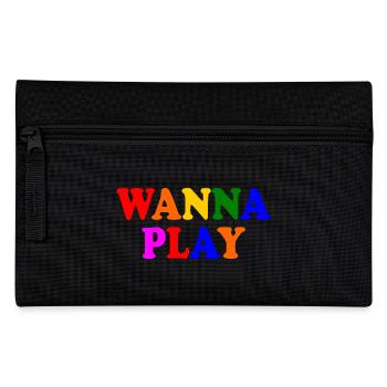 Wanna play - Federtasche - Schwarz - Vorne