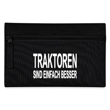 Traktor - Federtasche - Schwarz - Vorne