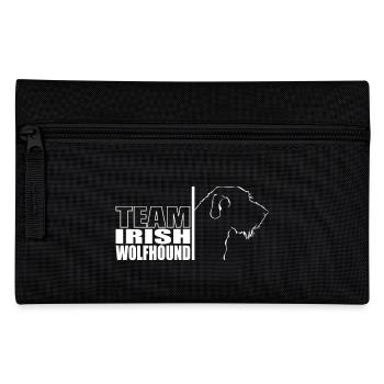 TEAM Irish Wolfhound Hunde Hund Wilsigns - Federtasche - Schwarz - Vorne