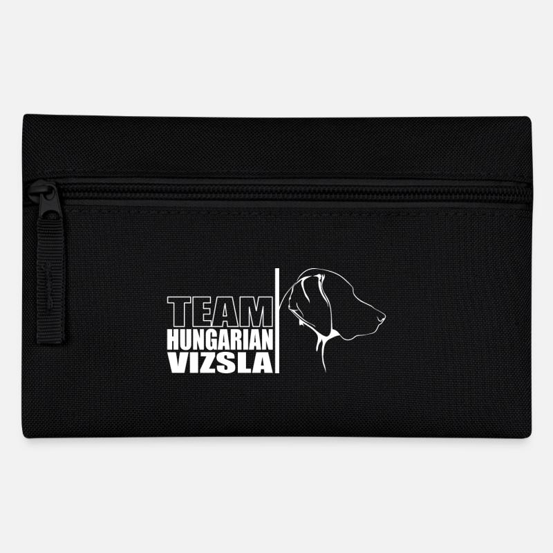 TEAM Hungarian Vizsla Hunde Hund Wilsigns - Federtasche - Schwarz