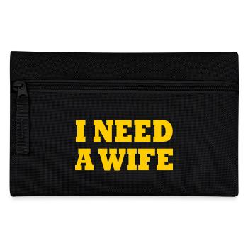 I need a wife - Trousse - noir - Devant