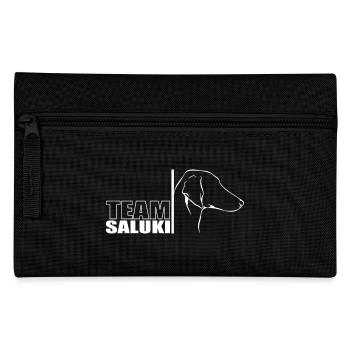 TEAM Saluki Shorthair Dogs Dog Greyhounds Wilsigns - Pencil Case - black - Front