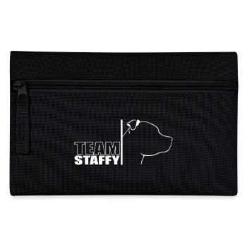 TEAM Staffy Staffordshire Bull Terrier Wilsigns - Pencil Case - black - Front
