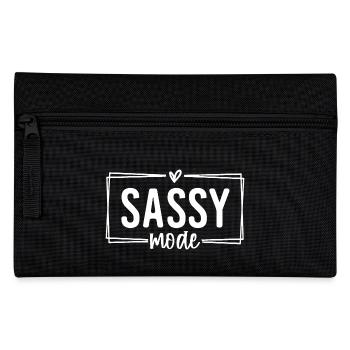 Mode impertinent Drôle - Trousse - noir - Devant